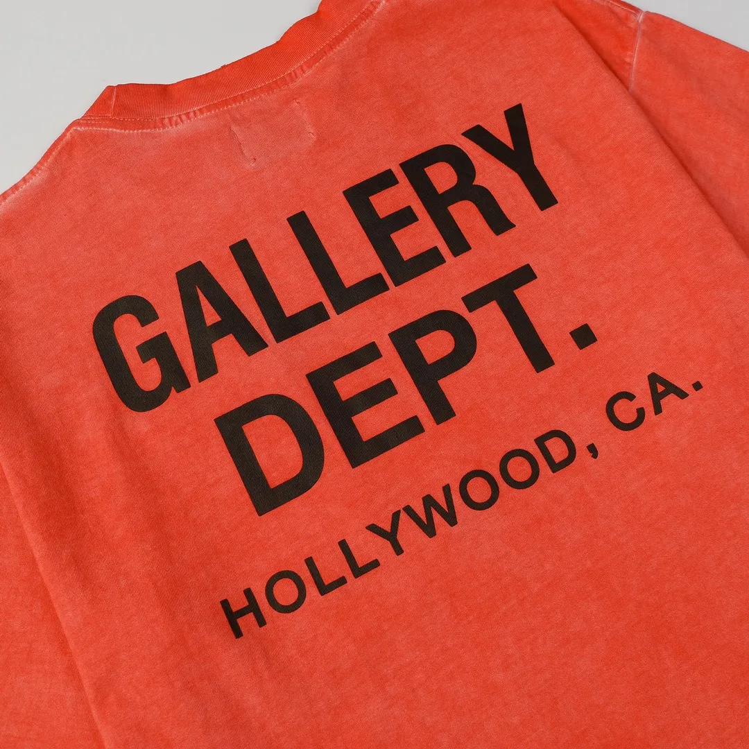 GALLERY.DEPT Summer new short-sleeved style No.: D3128#P110 Color: Orange Size: S M L XL